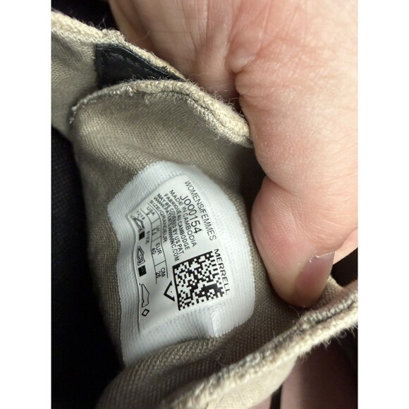 Merrell Gridways Vibram Tan Canvas Sneakers Women's Sz 8 Shoes Nice! - Picture 5 of 6